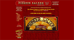 Desktop Screenshot of pioneer-saloon.com